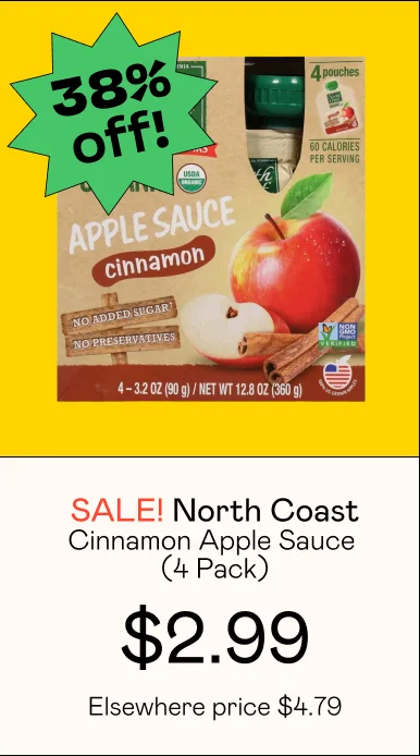 Cinnamon Apple Sauce (4 Pack)