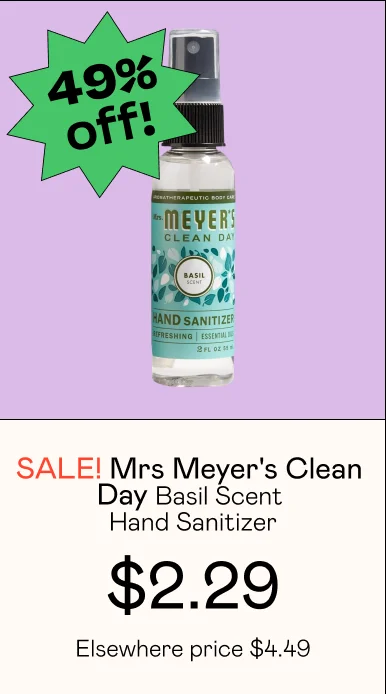 Basil Scent Hand Sanitizer