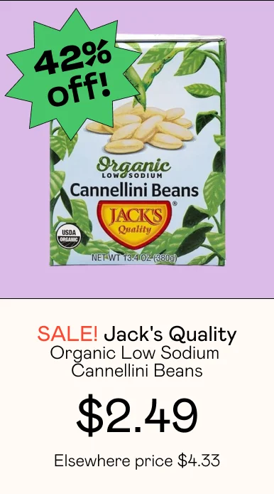 Organic Low Sodium Cannellini Beans