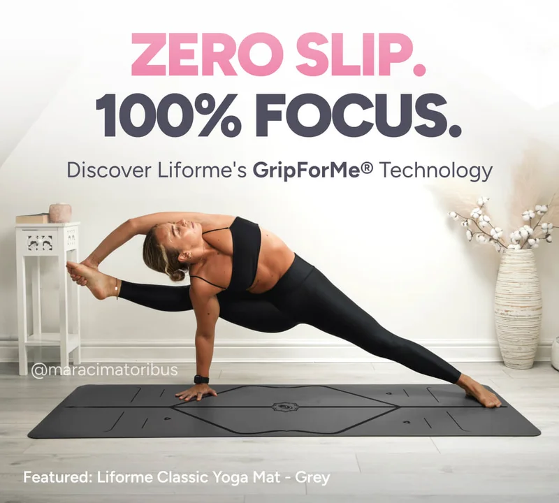 Zero slip. 100% focus. Discover Liforme's GripForMe® Technology