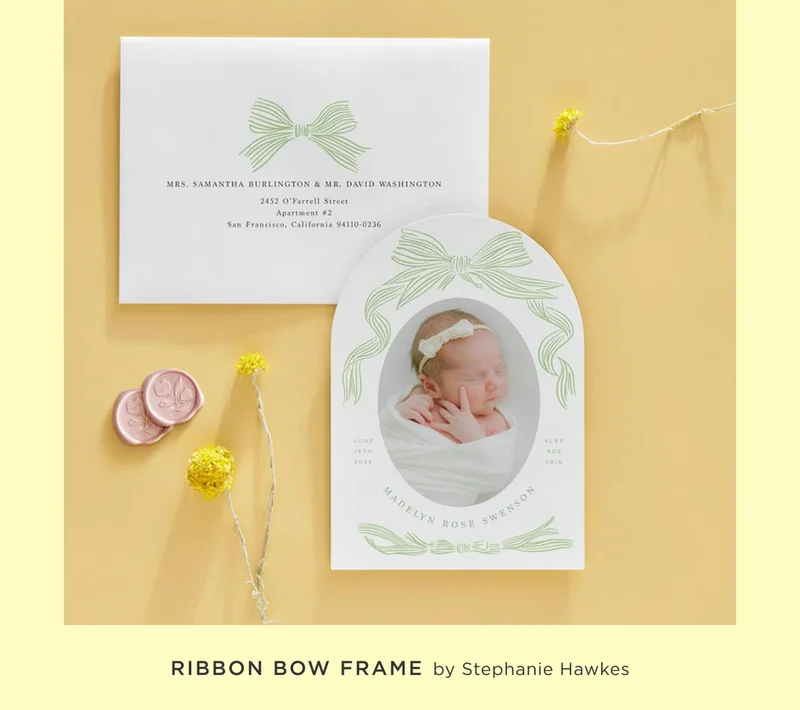 Ribbon Bow Frame