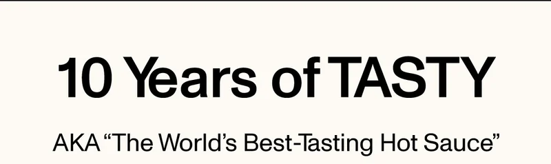 10 YEARS OF TASTY