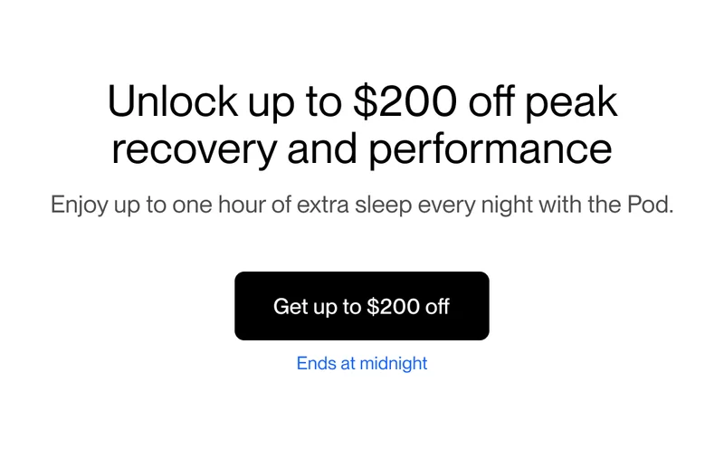 Unlock up to $200 off peak recovery and performance