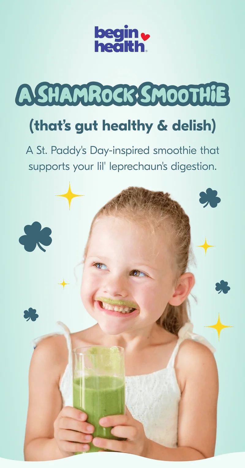 The secret ingredient to a shamrock smoothie!
