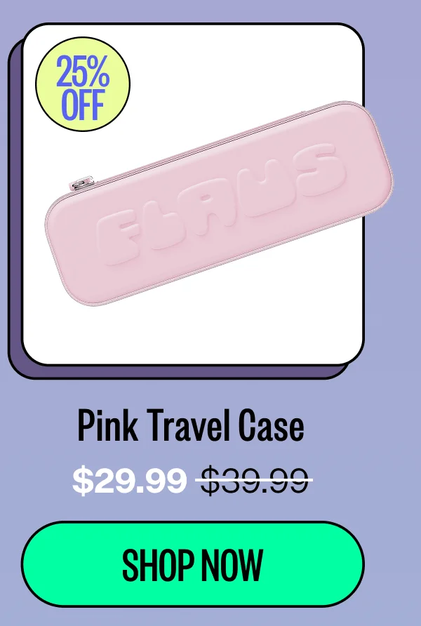 Pink Travel Case | $29.99 | Shop Now