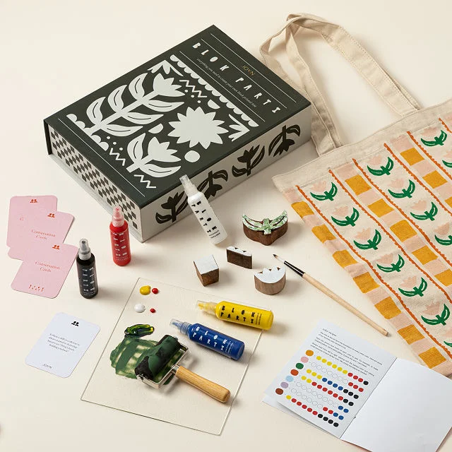 DIY Block Printed Tote Kit