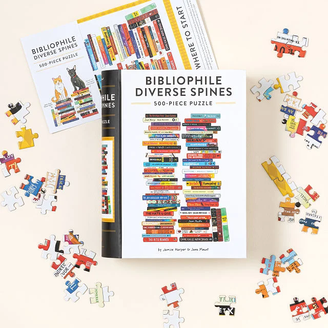 Diverse Spines Puzzle & Reading Checklist