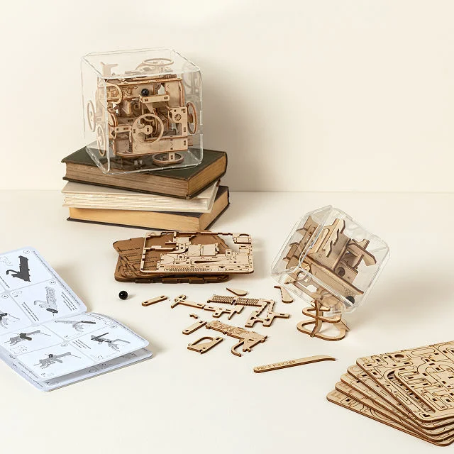 Kids Build Your Own 3D Marble Run Puzzle Cube