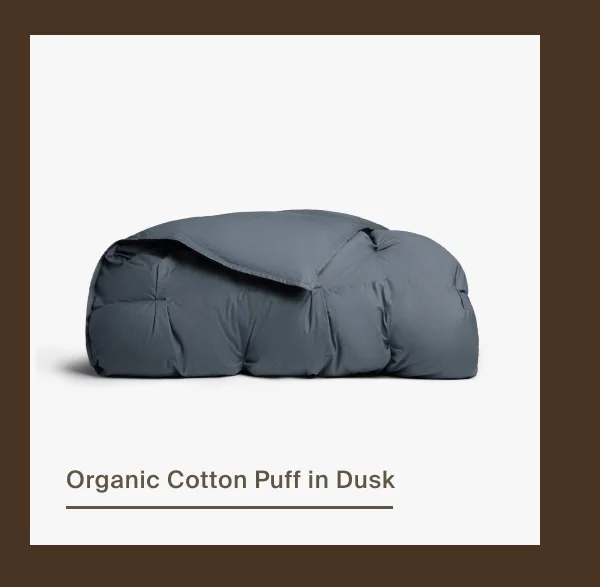 Organic Cotton Puff in Dusk