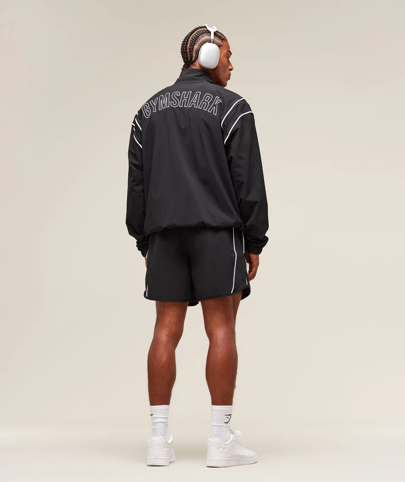 Retro Crinkle Track Pants