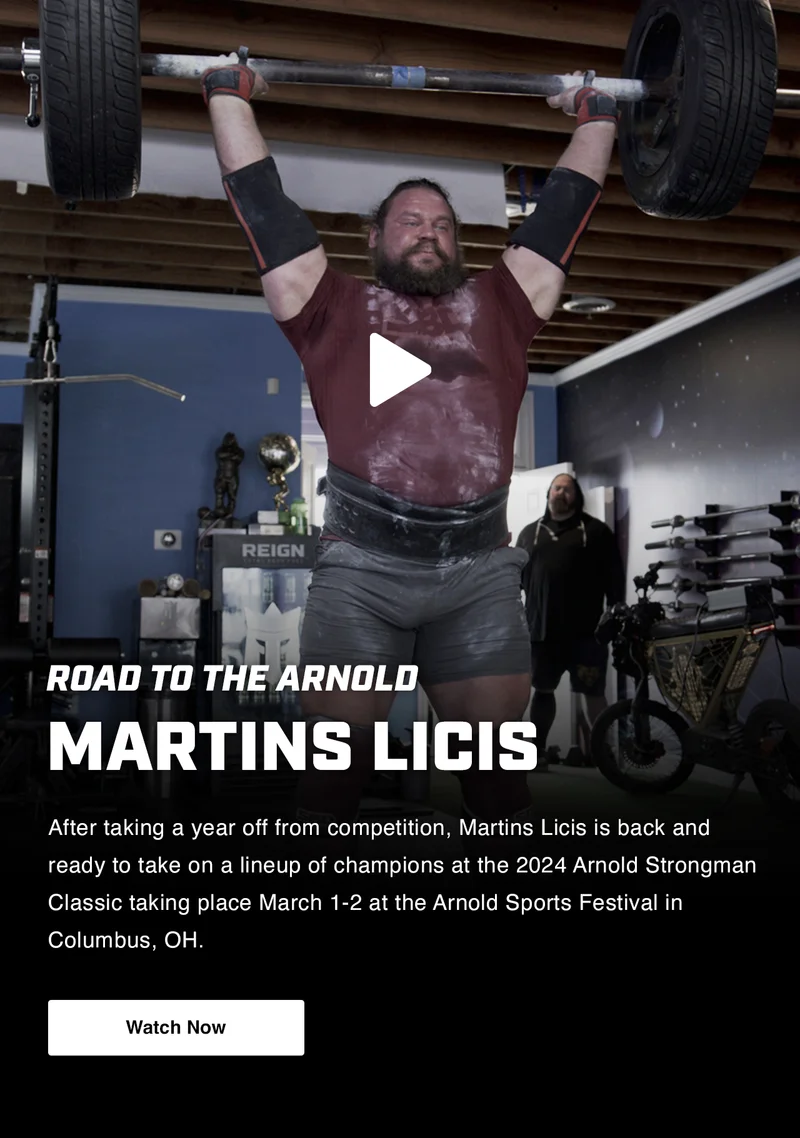 Road to the Arnold - Martins Licis: Watch Now