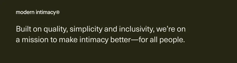 modern intimacy