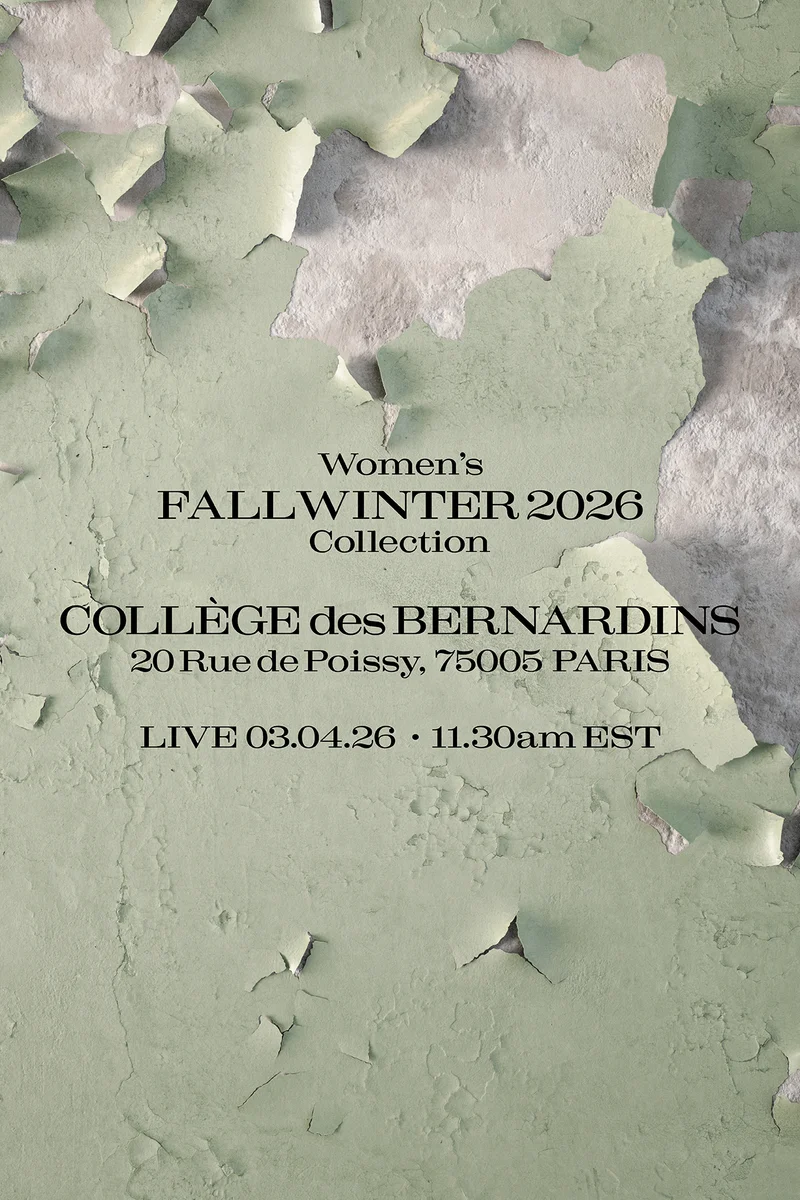 Acne Studios FW26 Paris Show teaser Acne Studios FW26 Paris Show teaser