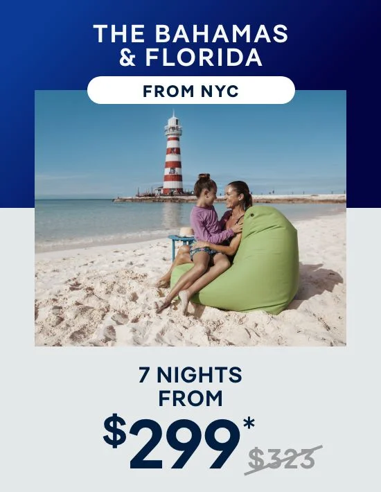 The Bahamas & Florida From NYC (Brooklyn) – 7 Nights – Click to View Cruises & Book Now The Bahamas & Florida From NYC (Brooklyn) – 7 Nights – Click to View Cruises & Book Now