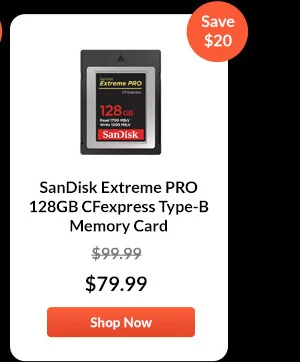 SanDisk Extreme PRO 128GB CFexpress Type-B Memory Card