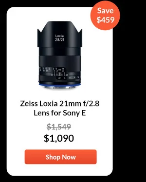Zeiss Loxia 21mm f/2.8 Lens for Sony E