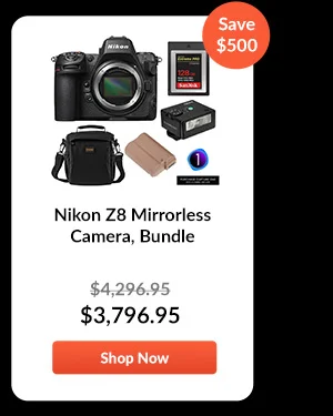 Nikon Z8 Mirrorless Camera, Bundle