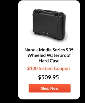 Nanuk Media Series 935 Wheeled Waterproof Hard Case