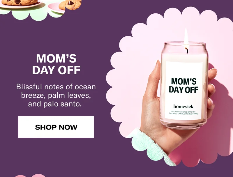 Mom's day off | Blissful notes of ocean breeze, palm leaves, and palo santo.&nbsp;| Shop now