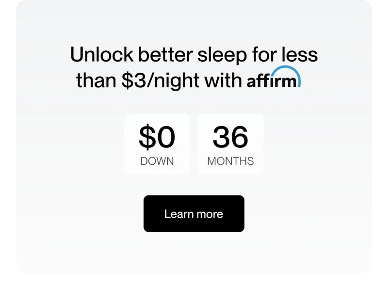 Unlock better sleep for less than $3/night with Klarna