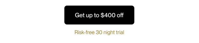 Get up to $400 off