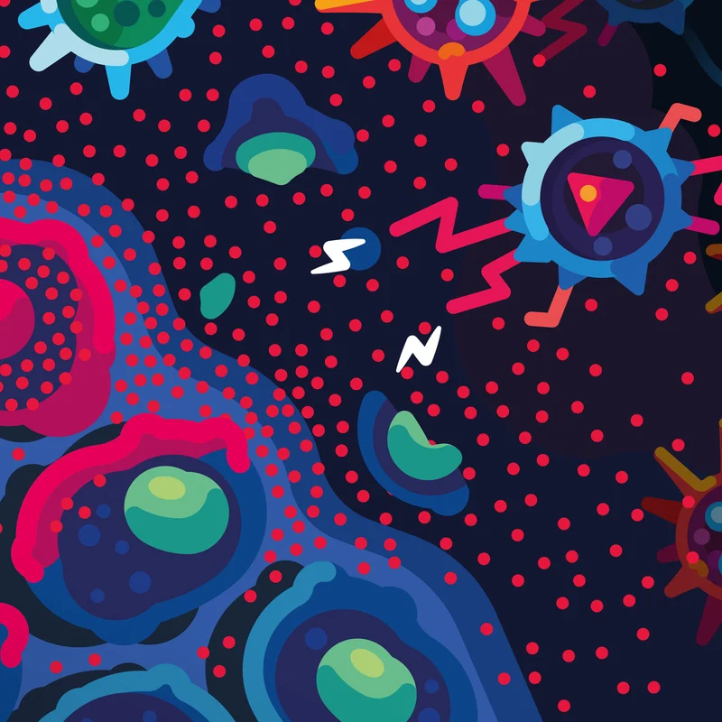 Immune System Battlefield Poster
