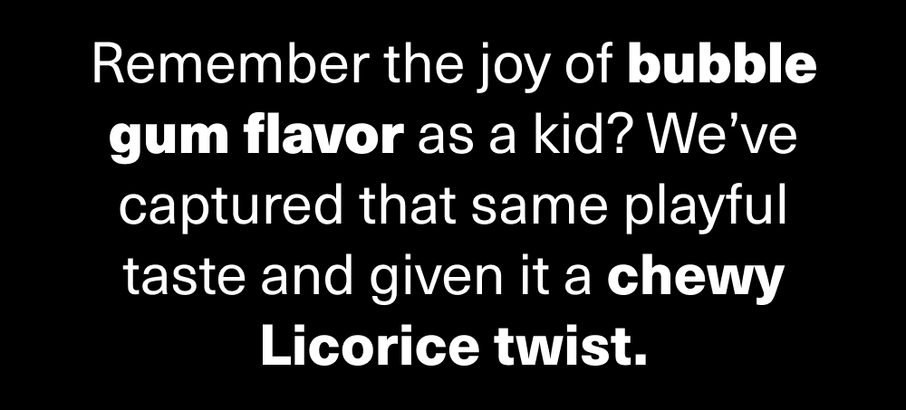 Chewy Licorice twist