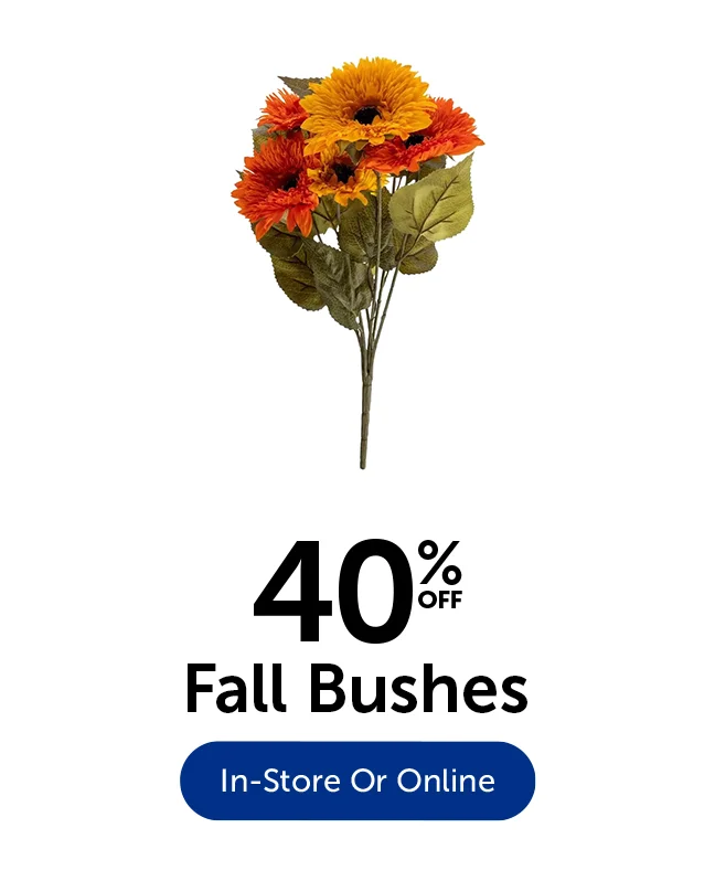 40% Off Fall Bushes