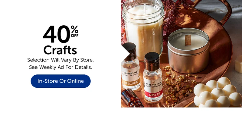 40% Off Crafts