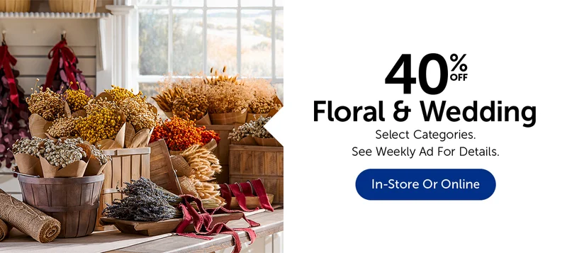 40% Off Floral & Wedding