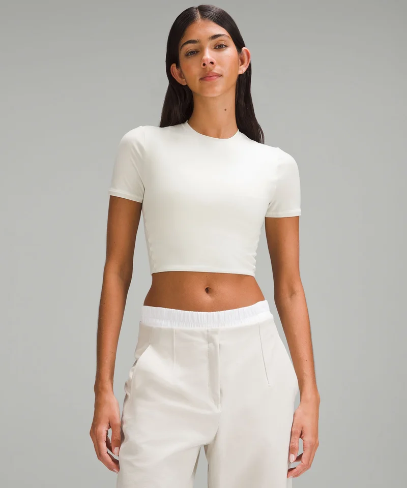 Crewneck Cropped T-Shirt