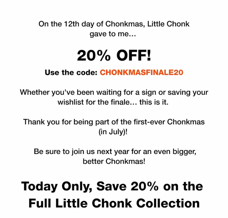 Shop the Full  Little Chonk Collection