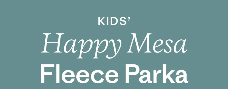Kids’ Happy Mesa Fleece Parka