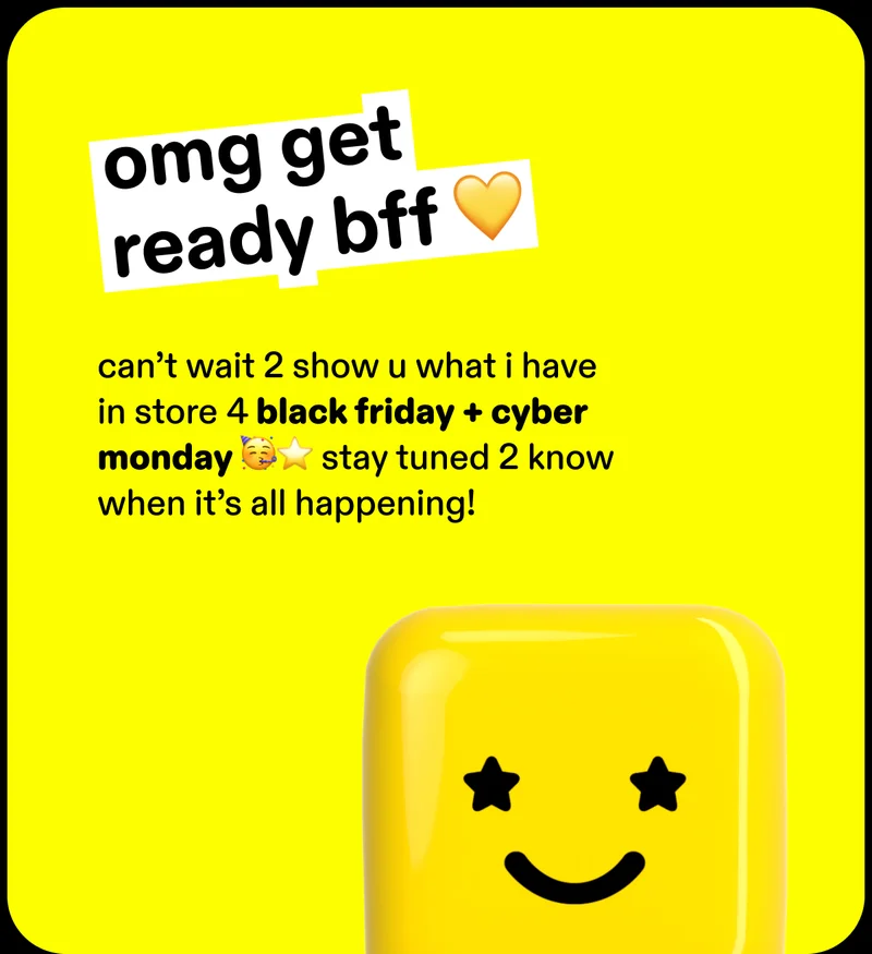 omg get ready bff 💛