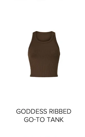 GODDESS RIBBED GO-TO TANK