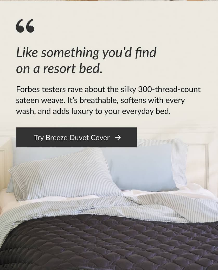 Try Breeze Duvet Cover