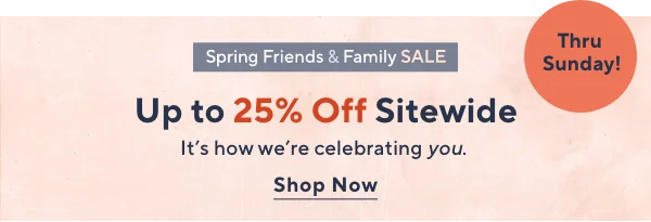 Up to 25% Off