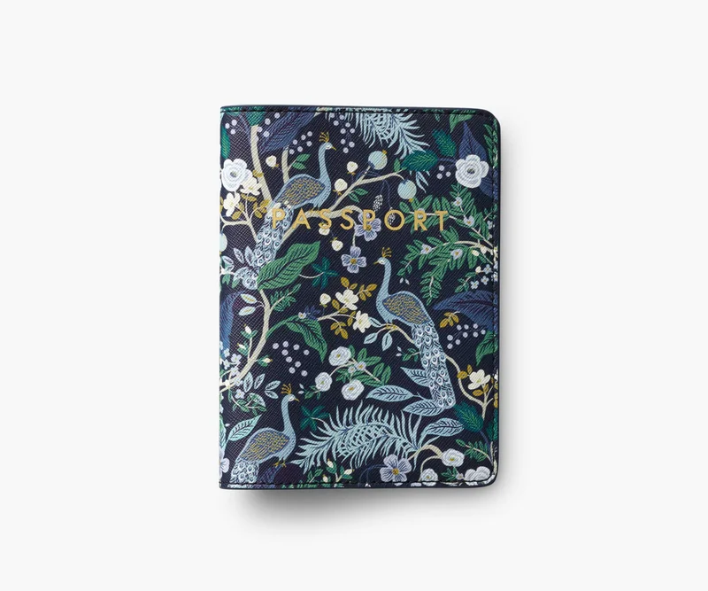 Image of Passport Holder - Peacock