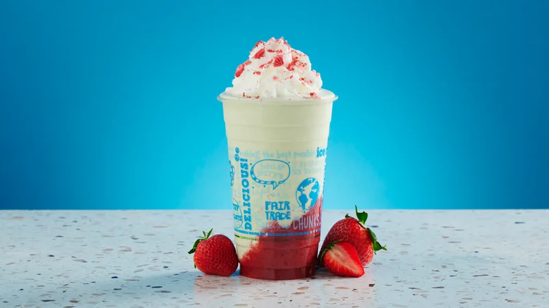 Ben & Jerry's Strawberry Matcha Shake