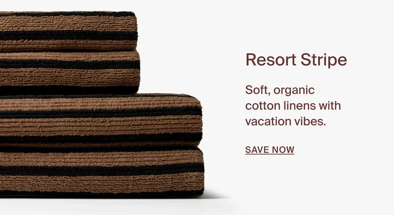 Save on Resort Stripe Towels