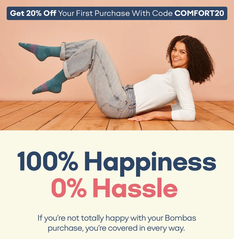 Get 20% Off Your First Purchase With Code COMFORT20