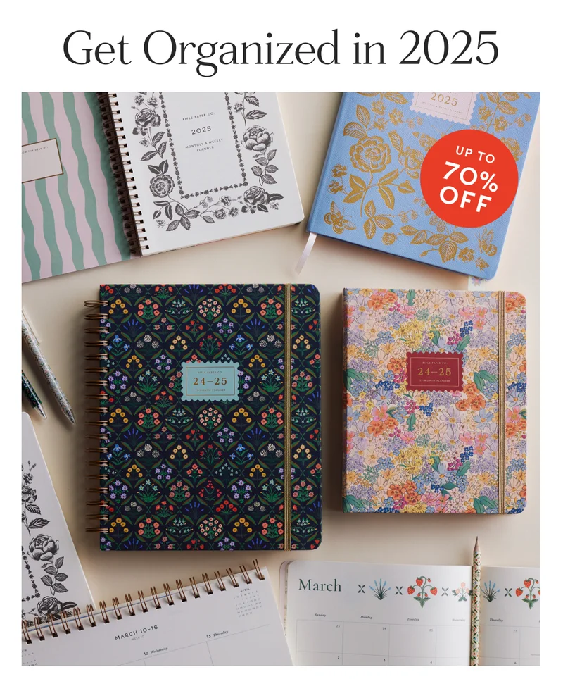 Up to 70% Off Planners