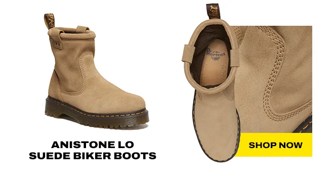 Anistone Lo suede biker boots