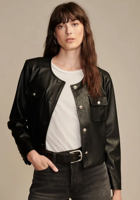 Faux Leather Jacket