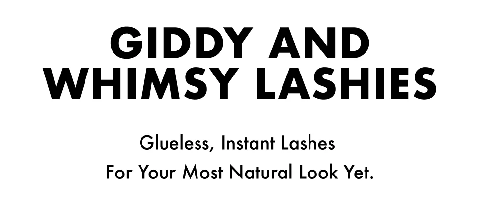 Gluess, Instant Lashes for your most natural look yet.