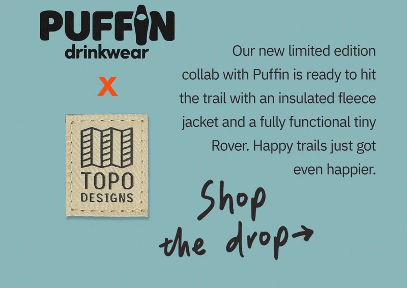 Shop Puffin X Topo Designs
