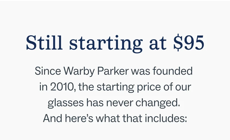 Still Starting at $95