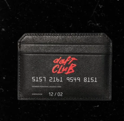 Cardholder black Daftpunk