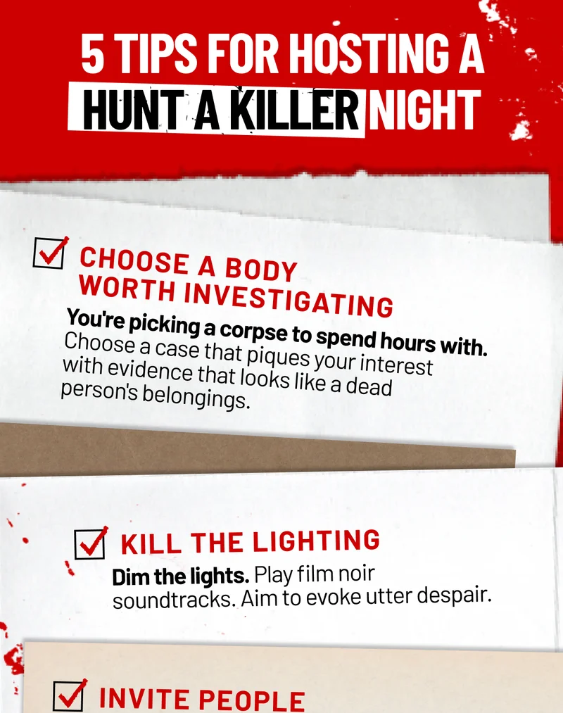 5 Tips for Hosting a Hunt A Killer Night