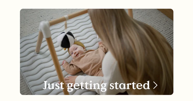 Just getting started >